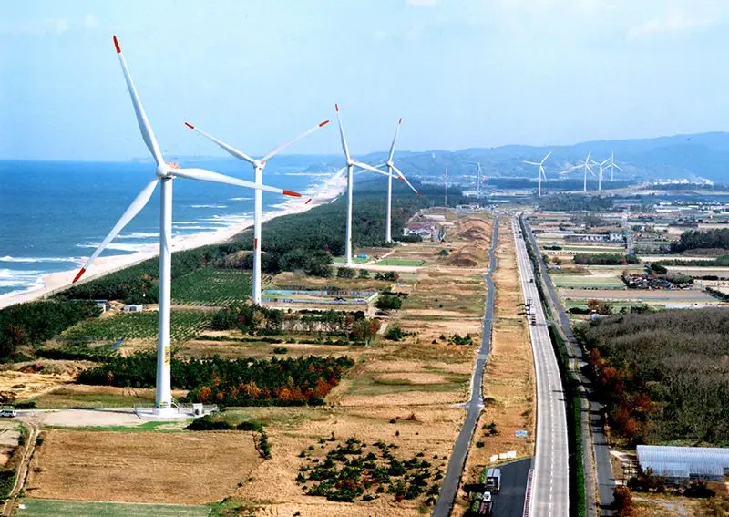 風力発電(鳥取県北栄町)