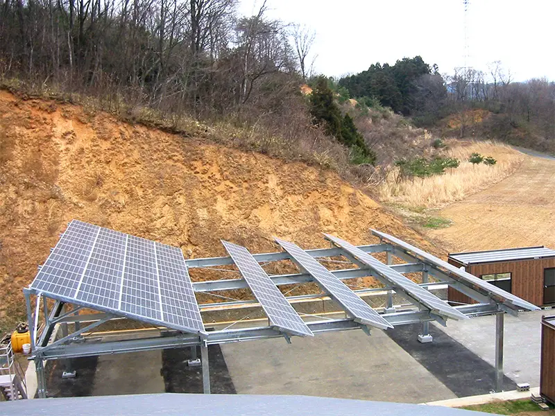 太陽光発電（福島県三春町）