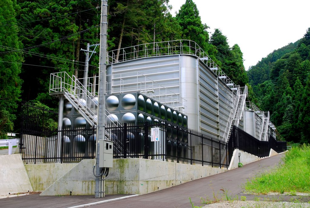 中能登町越路配水池