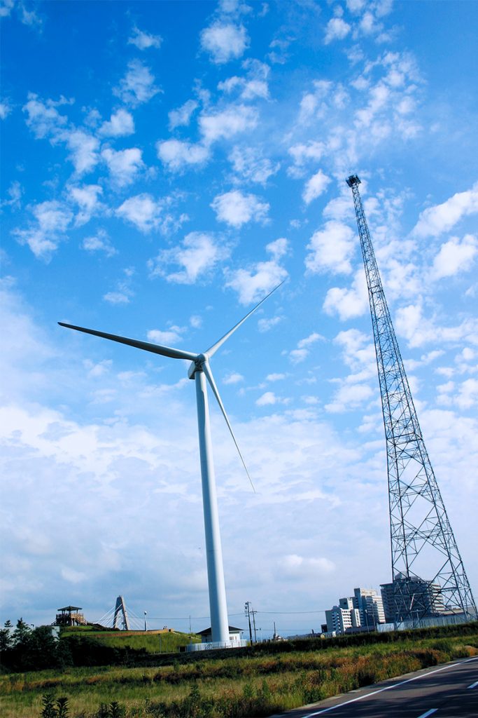 風力発電（石川県内灘町）