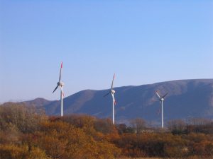 風力発電（北海道寿都町）