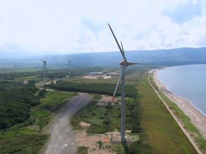 風力発電（北海道寿都町）